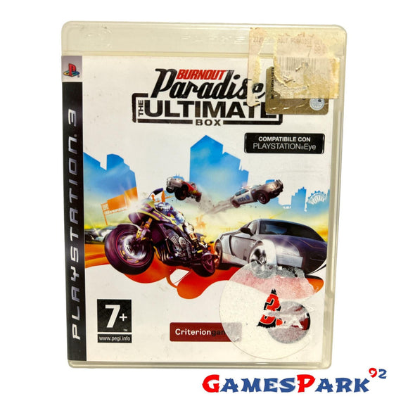 Burnout Paradise The Ultimate Box PS3 PlayStation 3 USATO