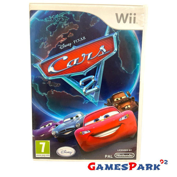 DISNEY PIXAR CARS 2 WII NINTENDO USATO