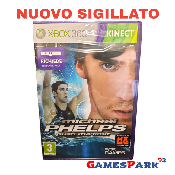 Michael Phelps Push the Limit XBOX 360 NUOVO SIGILLATO