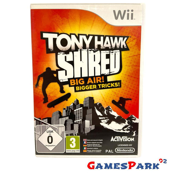 Tony Hawk Shred WII Nintendo USATO