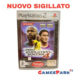 PES PRO EVOLUTION SOCCER 4 PS2 PLAYSTATION 2 NUOVO SIGILLATO