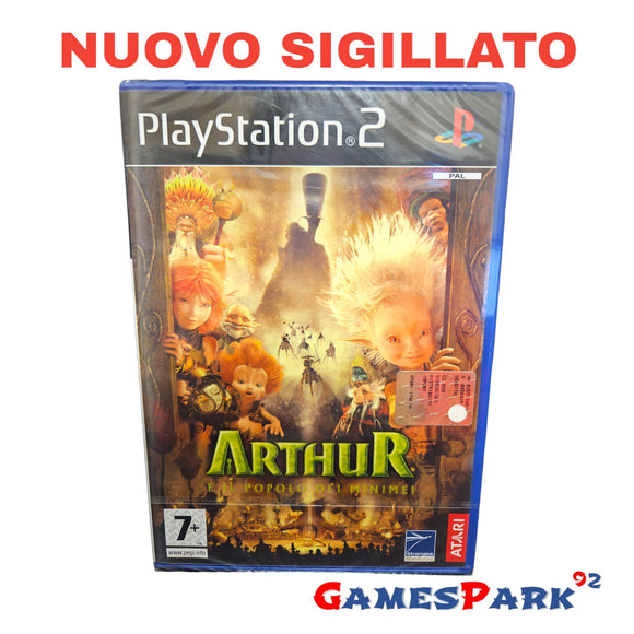 Arthur e il Popolo dei Minimei PS2 Playstation 2 NUOVO SIGILLATO