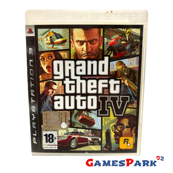 Grand Theft Auto GTA IV 4 PS3 PlayStation 3 USATO