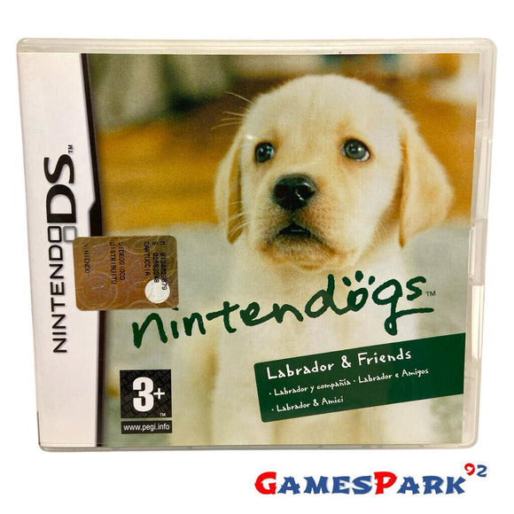 NINTENDOGS LABRADOR & FRIENDS DS NINTENDO USATO