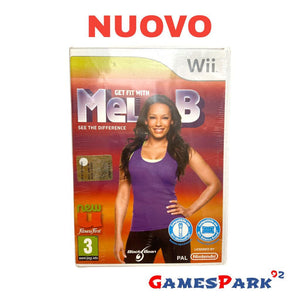 GET FIT WITH MEL B WII NINTENDO NUOVO PER BALANCE BOARD