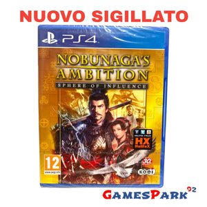 Nobunaga’s Ambition Sphere of Influence PS4 PlayStation 4 NUOVO SIGILLATO