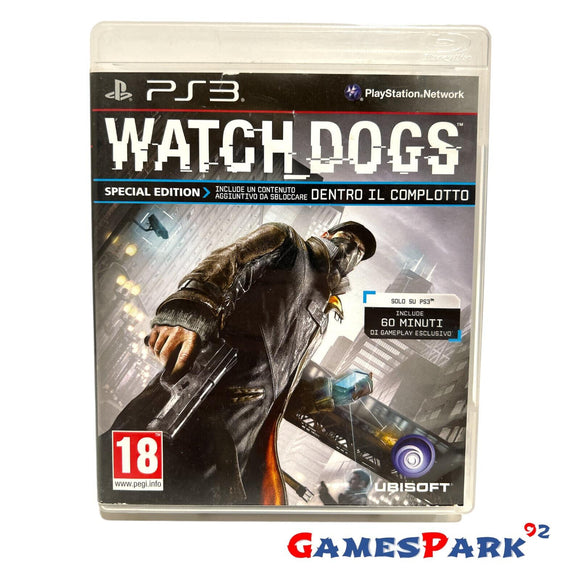 Watchdogs Special Edition PS3 PlayStation 3 USATO