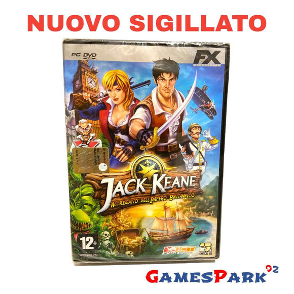 JACK KEANE PC COMPUTER NUOVO SIGILLATO