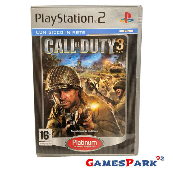 Call of Duty 3 PS2 PlayStation 2 USATO