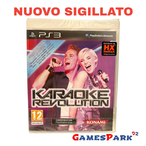 Karaoke Revolution PS3 PlayStation 3 NUOVO SIGILLATO