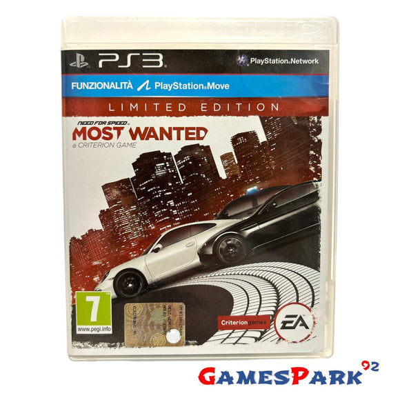 Need for Speed Most Wanted Limited Edition PS3 PlayStation 3 USATO