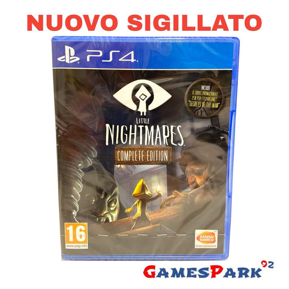 Little Nightmares Complete Edition PS4 PlayStation 4 NUOVO SIGILLATO