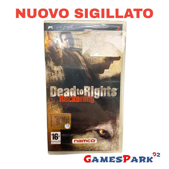 DEAD TO RIGHTS RECKONING PSP PLAYSTATION NUOVO SIGILLATO