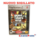 GRAND THEFT AUTO GTA SAN ANDREAS PS2 PLAYSTATION2 NUOVO SIGILLATO