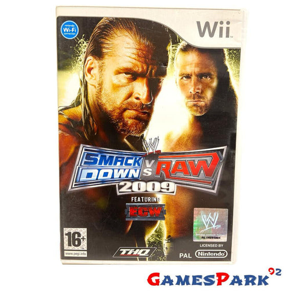 SMACKDOWN VS RAW 2009 WII NINTENDO USATO