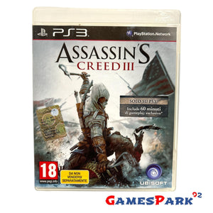 Assassin’s Creed III 3 PS3 PlayStation 3 USATO