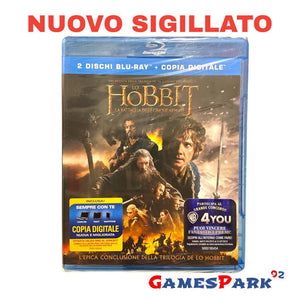 LO HOBBIT LA BATTAGLIA DELLE CINQUE ARMATE BLU RAY NUOVO