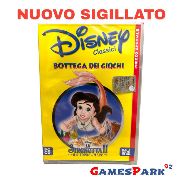 Disney La Sirenetta II il Ritorno al Mare PC NUOVO SIGILLATO