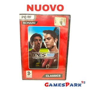 Pro Evolution Soccer PES 2008 PC Computer NUOVO