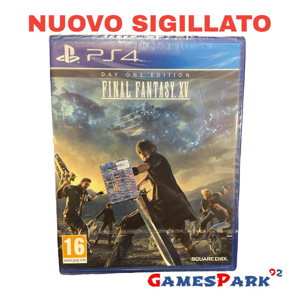 Final Fantasy XV Day One Edition PS4 PLAYSTATION 4 NUOVO SIGILLATO