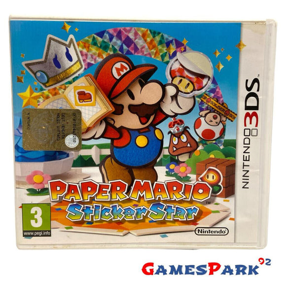 Paper Mario Sticker Star 3DS Nintendo USATO