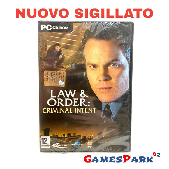 Law & Order Criminal Intent PC Computer NUOVO SIGILLATO