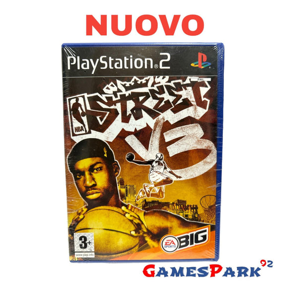 NBA Street V3 PS2 PlayStation 2 NUOVO