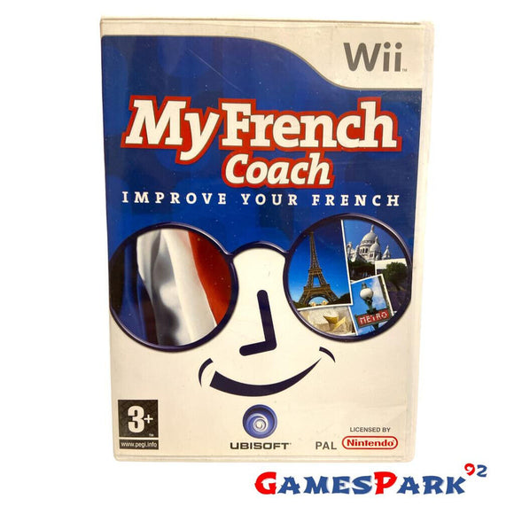 MY FRENCH COACH IMPROVE YOUR FRENCH WII NINTENDO USATO