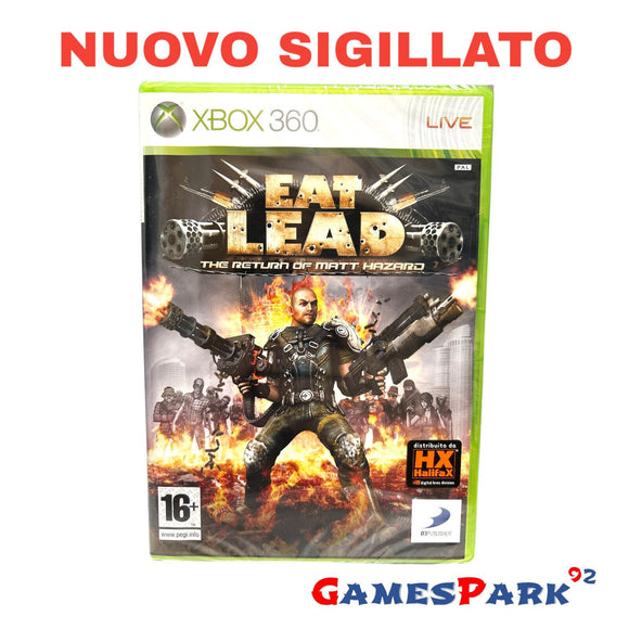 Eat Lead The Return of Matt Hazard XBOX 360 Nuovo Sigillato