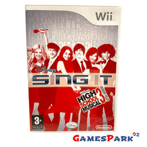 DISNEY SING IT HIGH SCHOOL MUSICAL 3 WII NINTENDO USATO