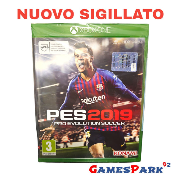 Pro Evolution Soccer PES 2019 XBOX ONE NUOVO SIGILLATO