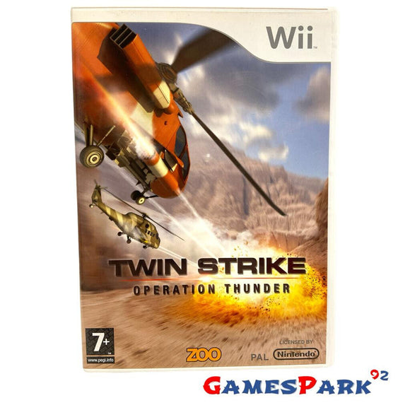 TWIN STRIKE OPERATION THUNDER WII NINTENDO USATO