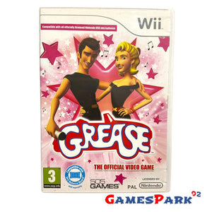 GREASE THE OFFICIAL VIDEOGAME WII NINTENDO USATO PER BALANCE BOARD