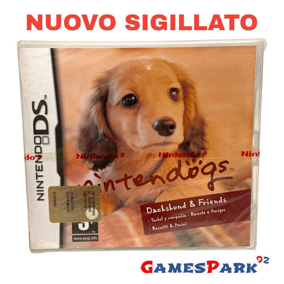 Nintendogs Dachshund & Friends Nintendo DS NUOVO SIGILLATO