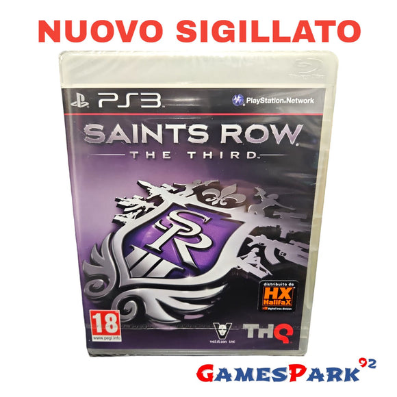 Saints Row The Third PS3 Playstation 3 NUOVO SIGILLATO