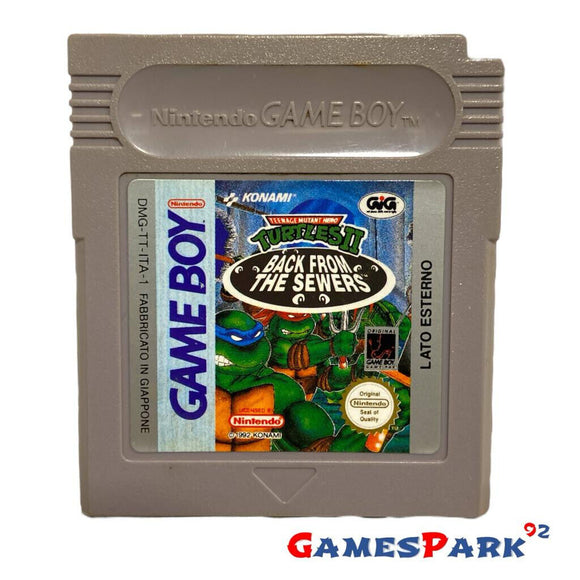 Teenage Mutant Hero Turtles II Back from the Sewers Game Boy Nintendo USATO
