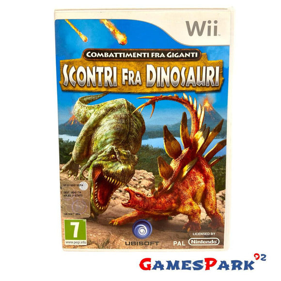 COMBATTIMENTI FRA GIGANTI SCONTRI FRA DINOSAURI WII NINTENDO USATO