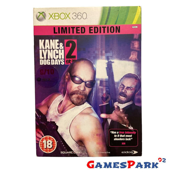 KANE & LYNCH 2 DOG DAYS LIMITED EDITION XBOX 360 USATO