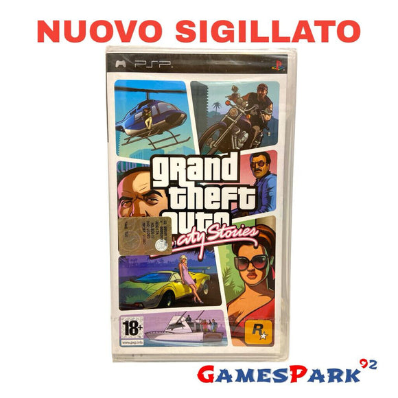 GRAND THEFT AUTO GTA VICE CITY STORIES PSP PLAYSTATION NUOVO SIGILLATO