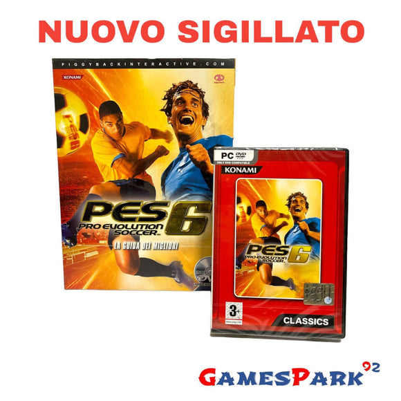 Guida Strategica e gioco Pro Evolution Soccer PES 6 PC Computer NUOVO