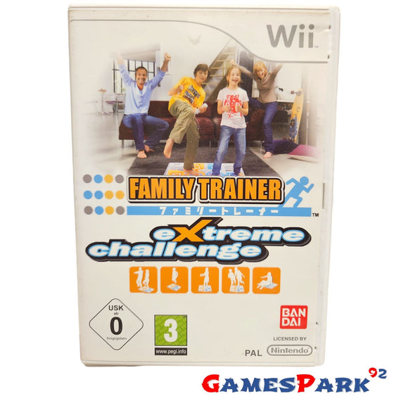 Family Trainer Extreme Challenge WII Nintendo USATO