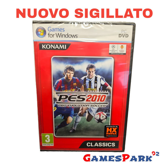 Pro Evolution Soccer PES 2010 PC NUOVO SIGILLATO