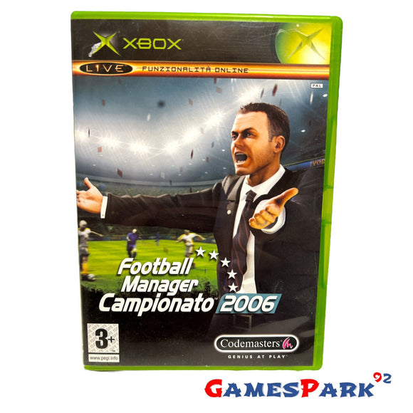 Football Manager Campionato 2006 XBOX USATO
