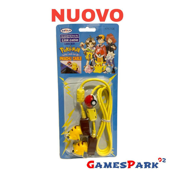 Link Cable cavo Pokémon Pikachu Game Boy Color e Pocket Nintendo accessori NUOVO