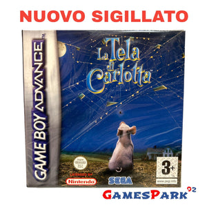 La Tela di Carlotta Game Boy Advance GBA NUOVO SIGILLATO