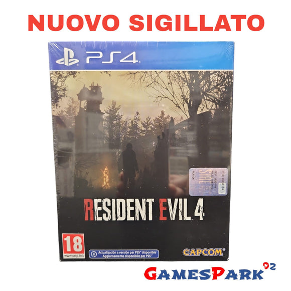 Resident Evil 4 Steelbook PS4 Playstation 4 NUOVO SIGILLATO