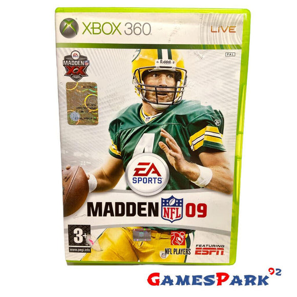 MADDEN NFL 09 XBOX 360 USATO