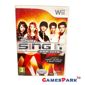 DISNEY SING IT POP HITS WII NINTENDO USATO