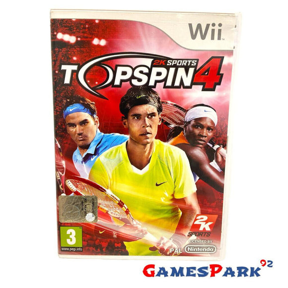 2K Sports Topspin 4 WII Nintendo USATO
