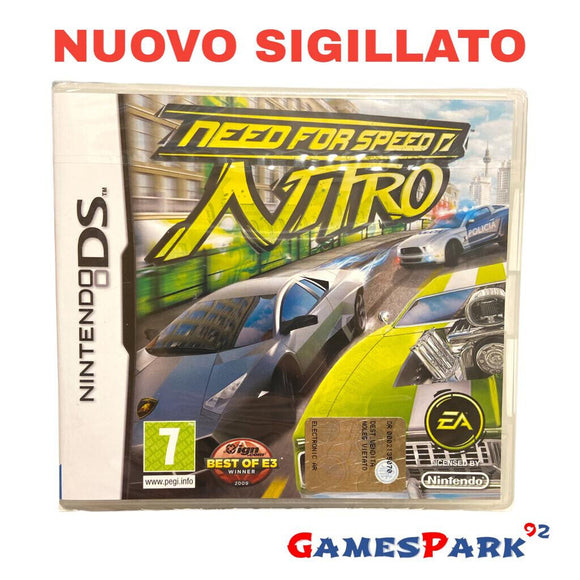 NEED FOR SPEED NITRO DS NINTENDO NUOVO SIGILLATO